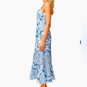 Alexis Nolana Dress - in Blue Florence